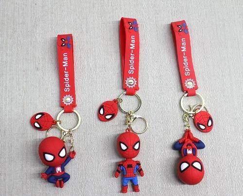Büro Ev Ofis Hediyesi için Silikon Spiderman Anahtarlık