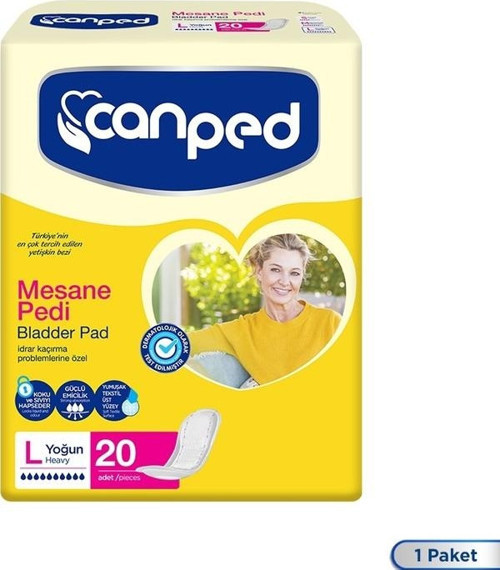 Mesane Pedi Yoğun L Beden 20 Adet