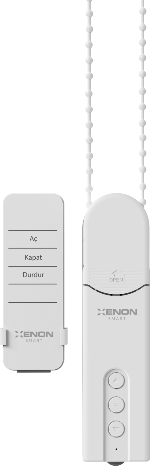 Perde Motoru Zigbee Bağlantılı Uzaktan Kumandalı Google Home/Alexa Uyumlu Otomatik Perde Açma-Kapama Cihazı X7726