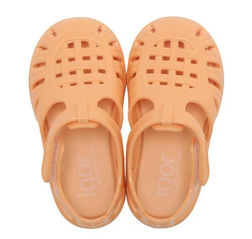 S10311-226 İgor S10311 Tobby Gloss &Ccedil;ocuk Sandalet Turuncu