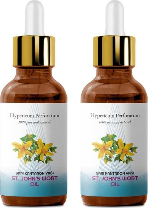 %100 Doğal Sarı Kantaron Yağı 50 ml 2 Adet