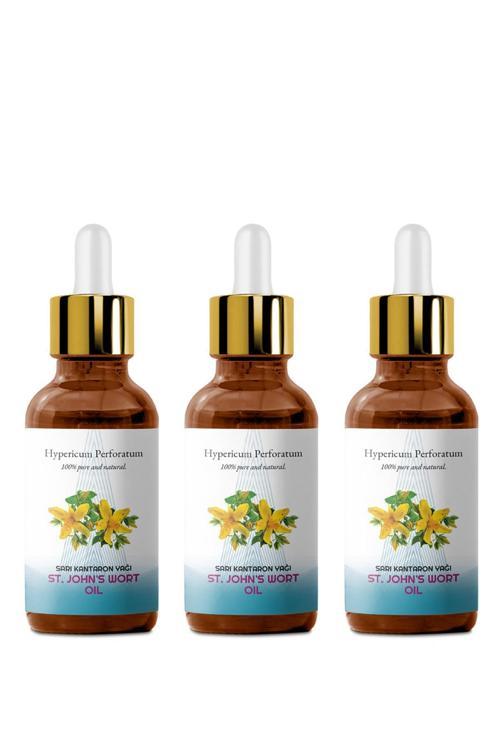 %100 Doğal Sarı Kantaron Yağı 50ml 3 ADET