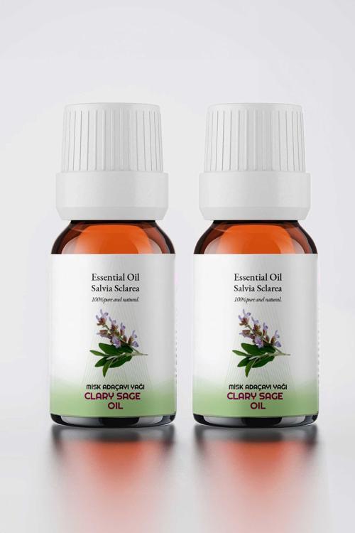 2 Adet Doğal Misk Adaçayı Yağı 10ml