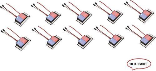10 Adet Ayna Arkası On-Off Dimmer Dokunmatik Sensör 2 Key - 12-24V - 8,33A - 100W