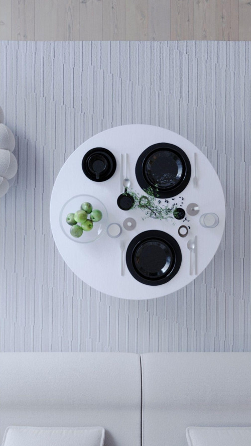 Yuvarlak Katlanabilir Ayaklı Yer Sofrası