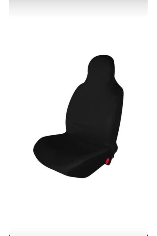 Araç Servis Kılıfı Tüm Araçlara Uyumlu Siyah Desensiz Logosuz Esnek 4 Parça