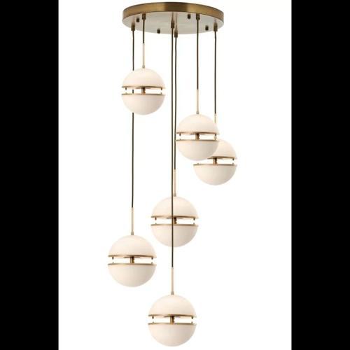 LEDLİ YUVARLAK ALTILI AVİZE A-167-6