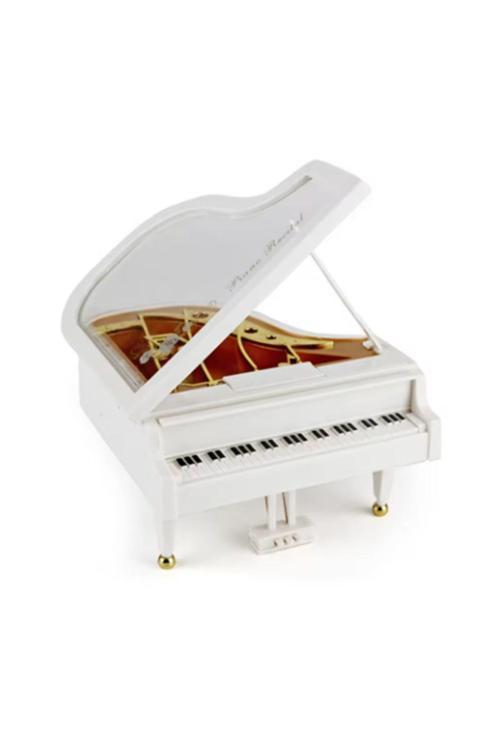 Dekoratif Mini Piano Müzik Kutusu