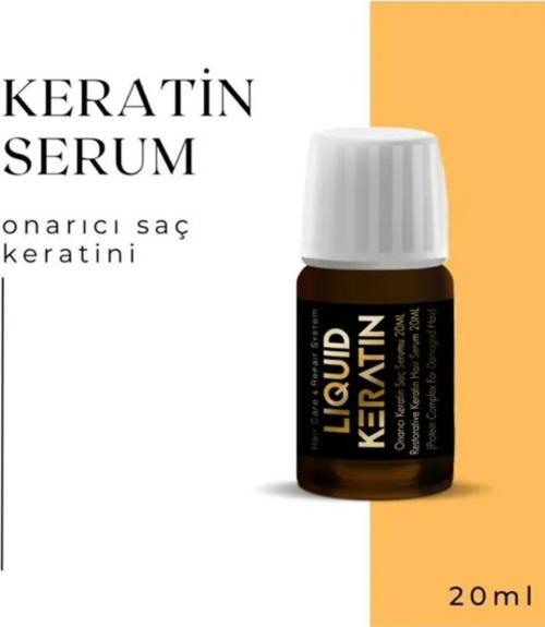 Onarıcı Saf Keratin Serum (20 ML) - Aşırı Yıpranmış Yanmış Kırık Saçlar Için Doğal Saç Keratini