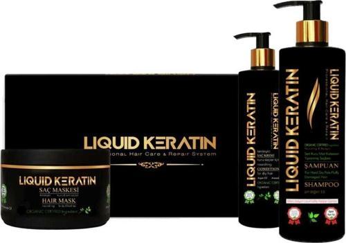 Kuru Mat Sert Kabaran Yıpranmış Saçlar Için - Keratin Bakımı 3'lü Set