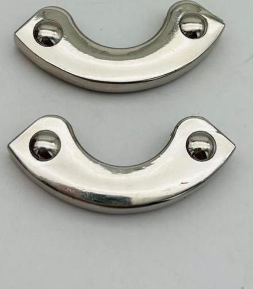 2 Li Gümüş Renk Köşe Aparatı Oval Model
