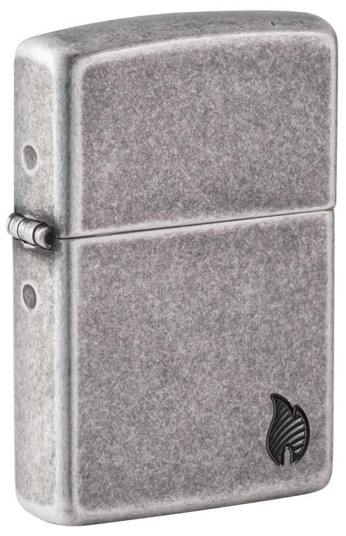 Armor® Series Flame Antique Silver Plate Dizayn Çakmak