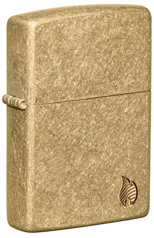 Armor® Series Flame Tumbled Brass Dizayn Çakmak