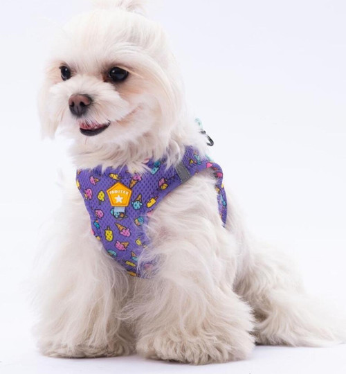 Ice Cream Air-Mesh Göğüs Tasması Kedi Köpek Göğüs Tasması