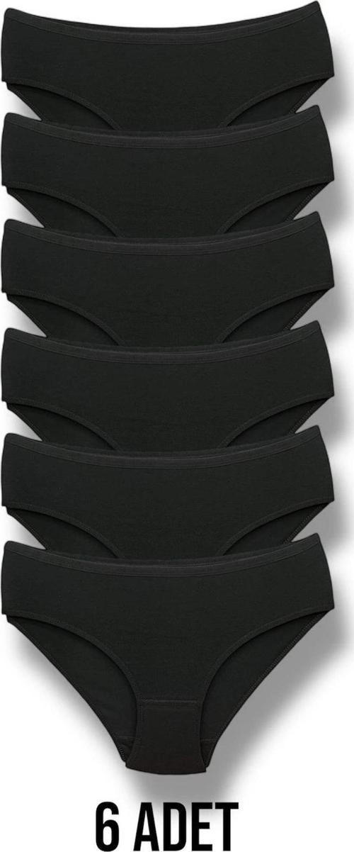 Yüksek Kalite Penye Kadın Bikini Külot 6'lı