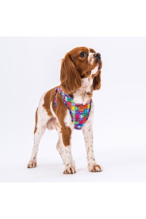Puzzle Air-Mesh Göğüs Tasması Kedi Köpek Göğüs Tasması