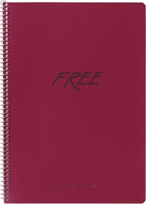 Defteri A4 80 Yaprak Düz Plastik Kapak Free Platınum