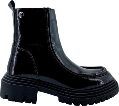 ni  26104152R Hakiki  Rugan Deri Kadın Bot