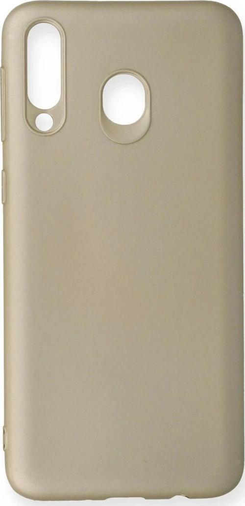 Samsung Galaxy M30 Kılıf First Silikon - Gold