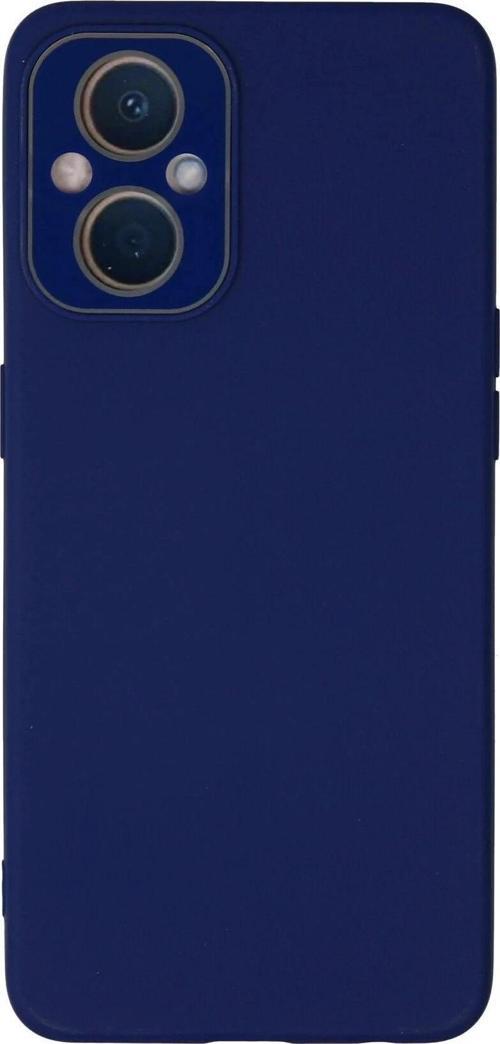 Oppo Reno 7 Lite Kılıf Lansman Glass Kapak - Sky Blue