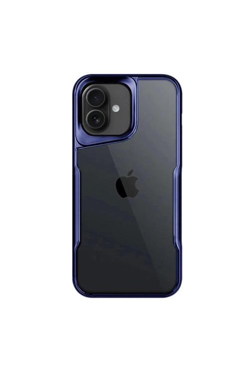 iPhone 16 Plus Kılıf Boyi Silikon Kapak - Lacivert