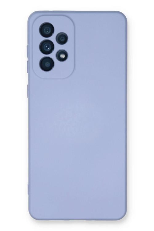 Samsung Galaxy A53 5G Kılıf Nano içi Kadife Silikon - Lila