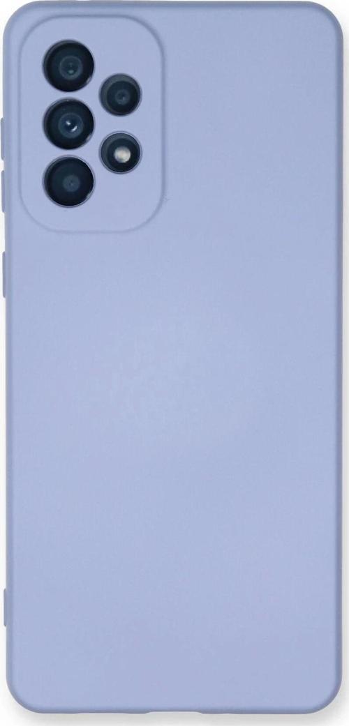 Samsung Galaxy A53 5G Kılıf Nano içi Kadife Silikon - Lila