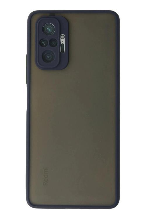 Xiaomi Redmi Note 10 Pro Kılıf Montreal Silikon Kapak - Lacivert