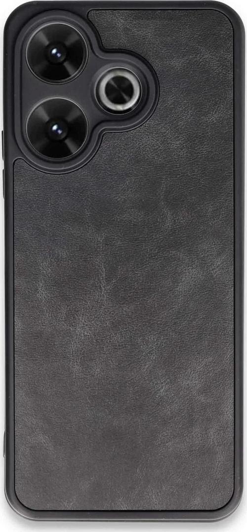 Xiaomi Redmi 13 4G Kılıf Aras Deri Kapak - Siyah