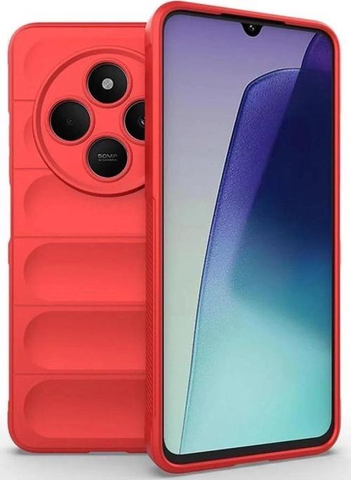 Xiaomi Redmi 14C Kılıf Optimum Silikon - Kırmızı