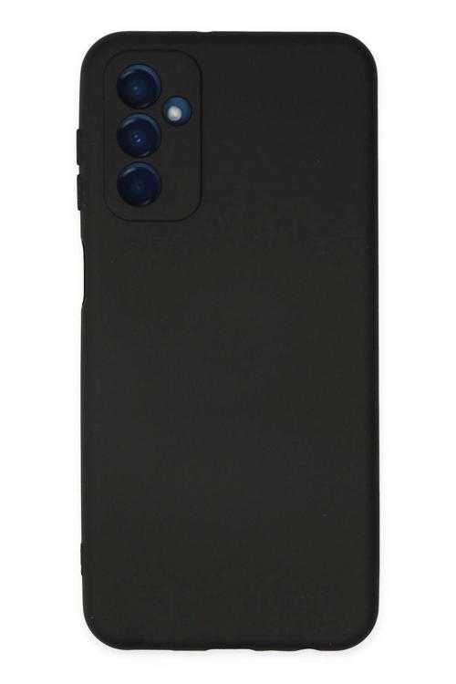 Samsung Galaxy M23 Kılıf Nano içi Kadife Silikon - Siyah