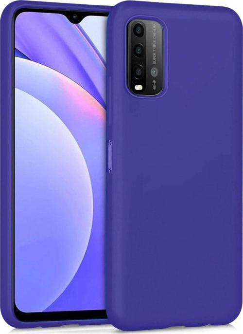 Xiaomi Redmi 9T Kılıf Nano içi Kadife Silikon - Mor