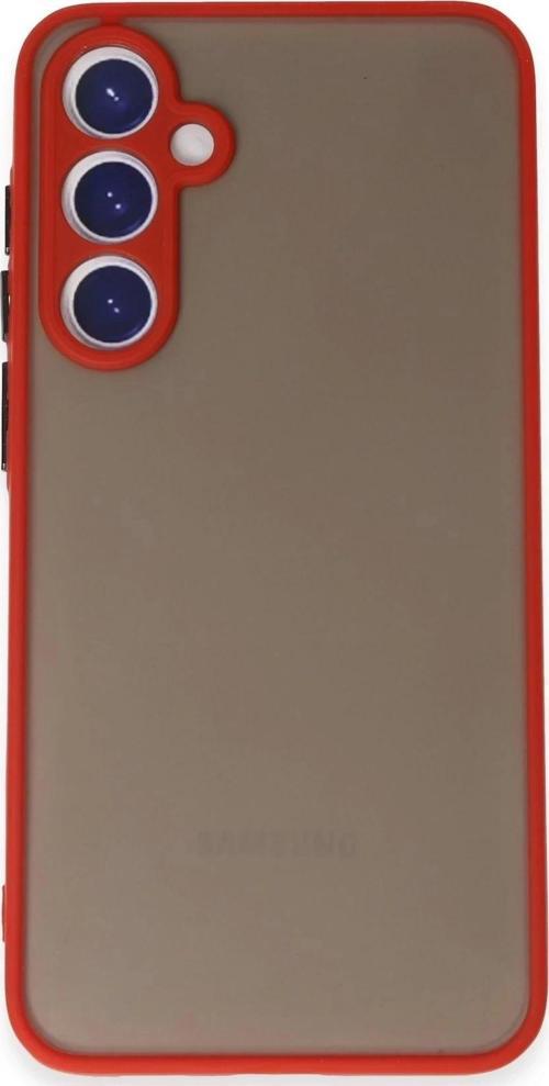 Samsung Galaxy S23 Kılıf Montreal Silikon Kapak - Kırmızı
