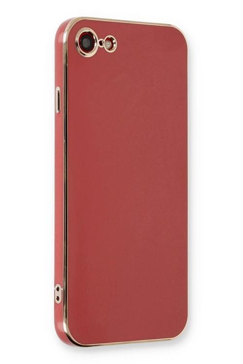 iPhone 7 Kılıf Volet Silikon - Kırmızı
