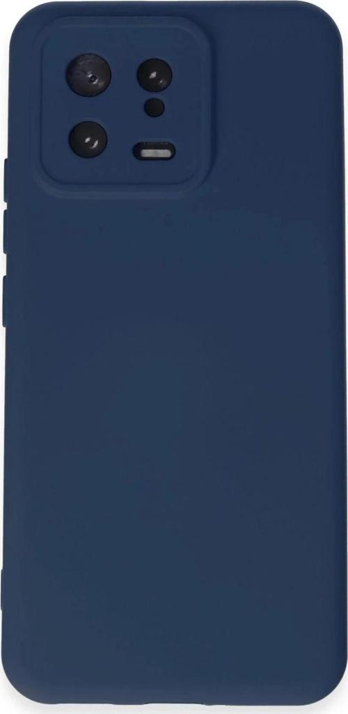 Xiaomi Mi 13 Kılıf Nano içi Kadife Silikon - Lacivert