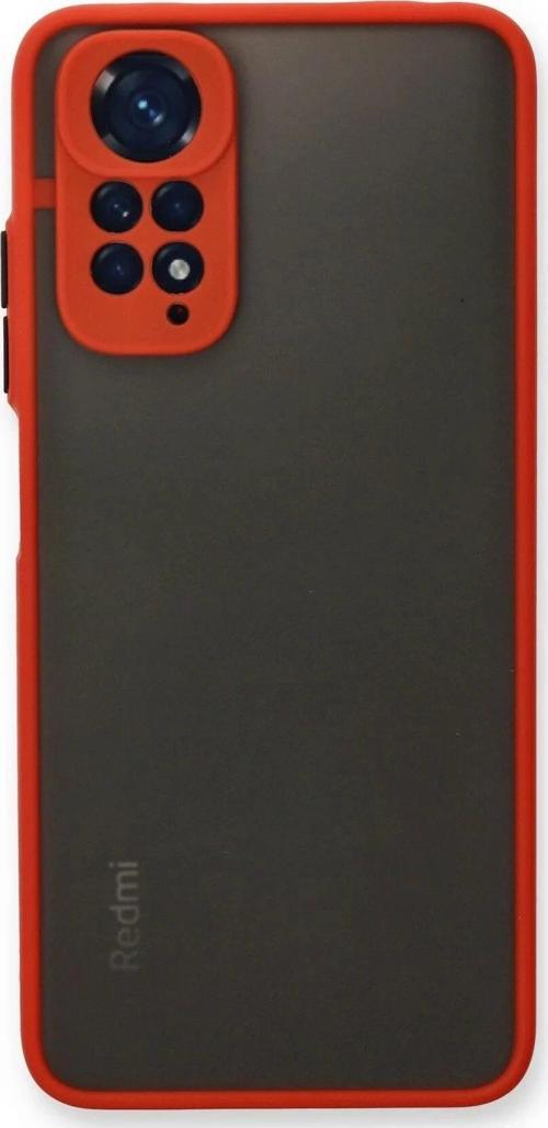 Xiaomi Redmi Note 11 Kılıf Montreal Silikon Kapak - Kırmızı
