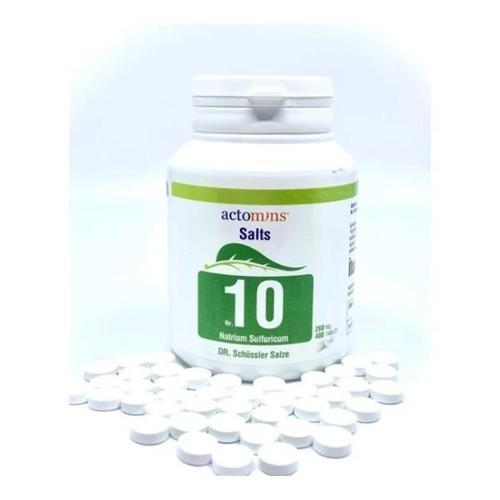 Tuzları No10 NatriumSulfuricumD6-400 Tablet-SKT:07/2029