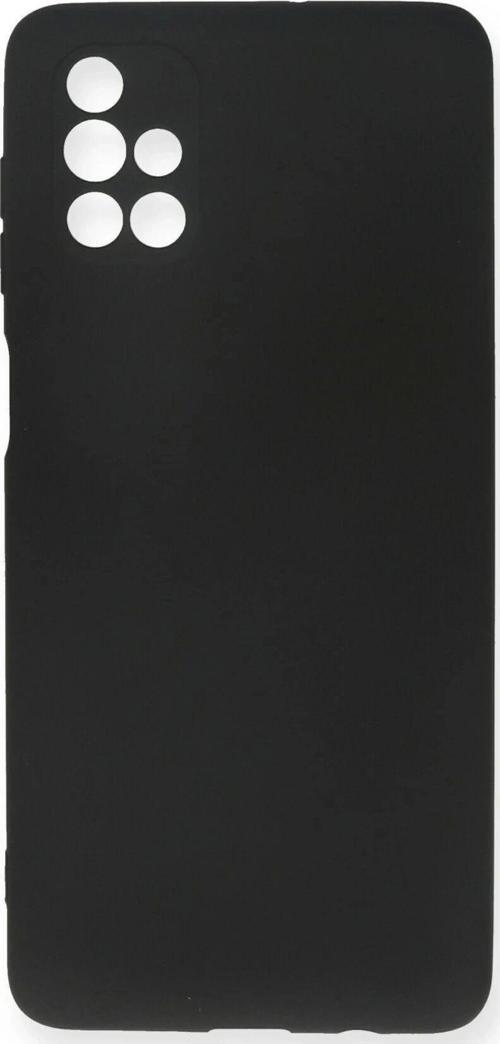 Samsung Galaxy M51 Kılıf First Silikon - Siyah