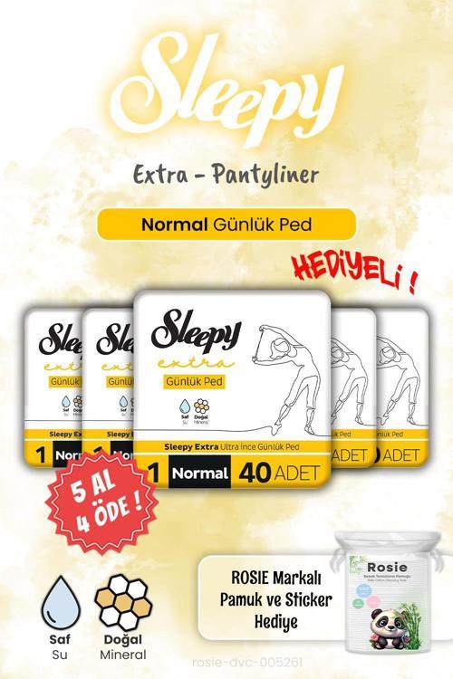 5 AL 4 ÖDE Extra Günlük Ped Normal 40'lı ve Rosie Hediye