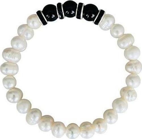 GERÇEK İNCİ GERÇEK ONİKS TAŞI BİLEKLİK MK.026.003