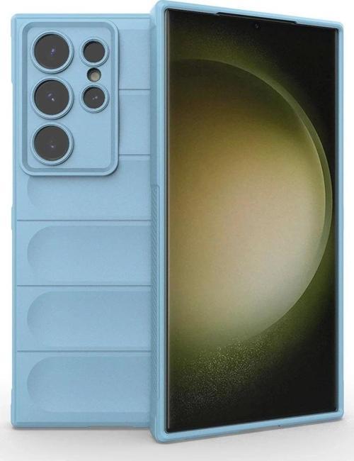 Samsung Galaxy S24 Ultra Kılıf Optimum Silikon - Sky Blue