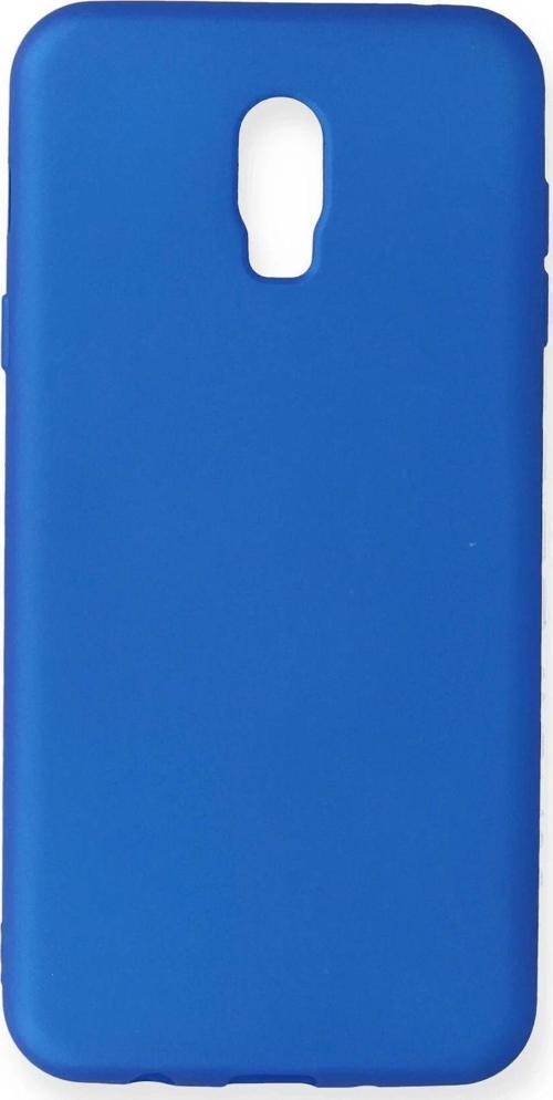 Samsung Galaxy C8 Kılıf First Silikon - Mavi