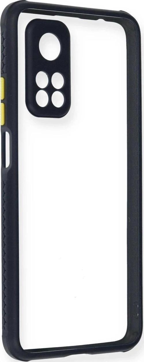 Xiaomi Mi 10T Pro Kılıf Miami Şeffaf Silikon - Lacivert