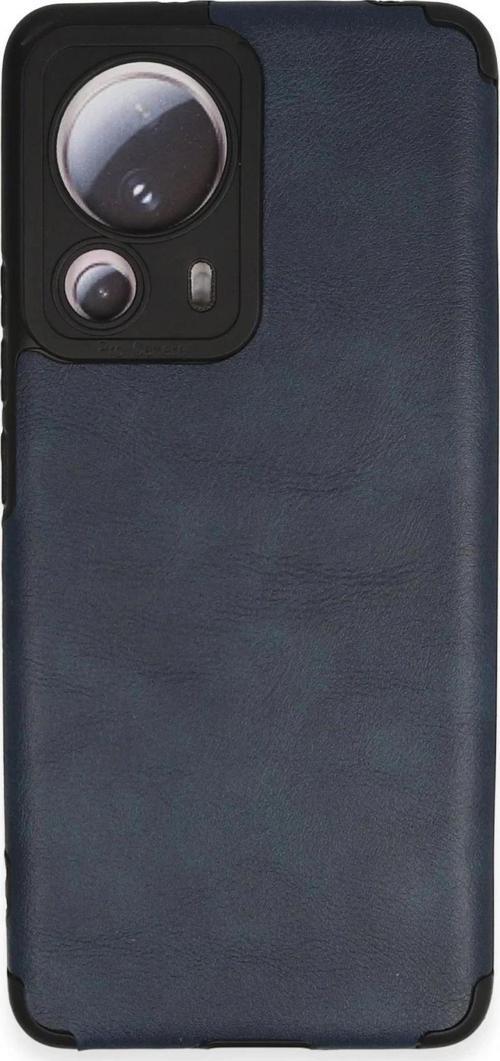 Xiaomi Mi 13 Lite Kılıf Loop Deri Silikon - Lacivert