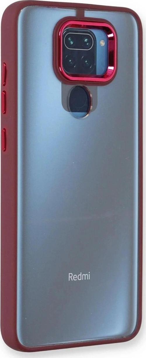 Xiaomi Redmi Note 9 Kılıf Dora Kapak - Kırmızı