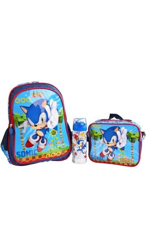 Erkek Çocuk Ilkokul Çantası Seti / Ellaboni Sonic Okul Çantası Seti
