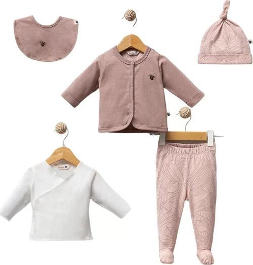 Tropical Cutie 5 Parça Hastane Çıkışı Pink
