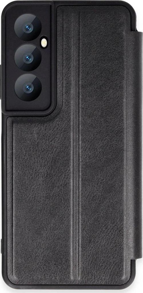 Realme C65 Kılıf Flip Cover - Siyah