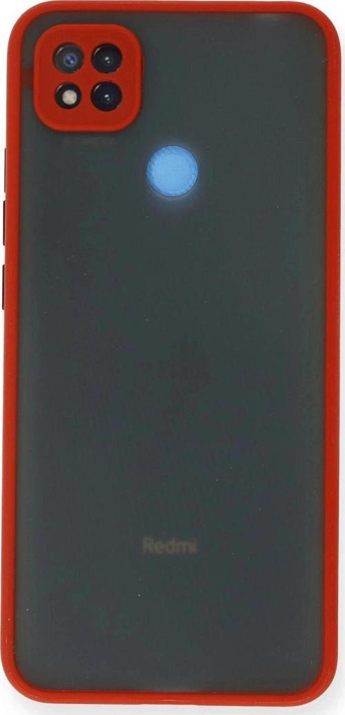 Xiaomi Redmi 9C Kılıf Montreal Silikon Kapak - Kırmızı