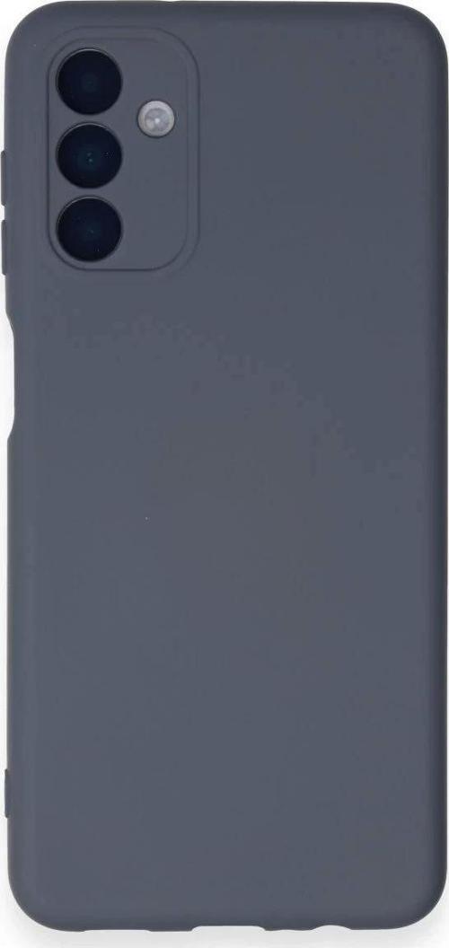 Samsung Galaxy A14 4G Kılıf Nano içi Kadife Silikon - Gri